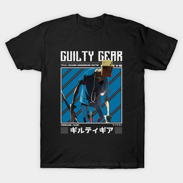 Faust - Guilty Gear Strive T-Shirt by Arestration